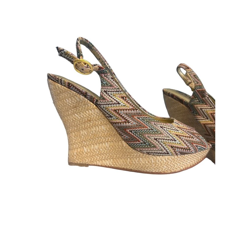 Coach & Four Muti Color Wedge Espadrilles Size 10